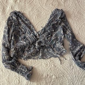 For Love & Lemons Paisley blouse